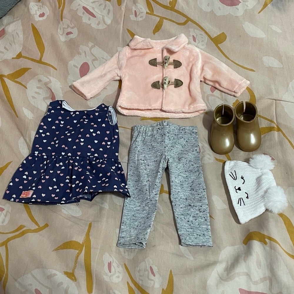 Our Generation Cheerfully Chilly outfit